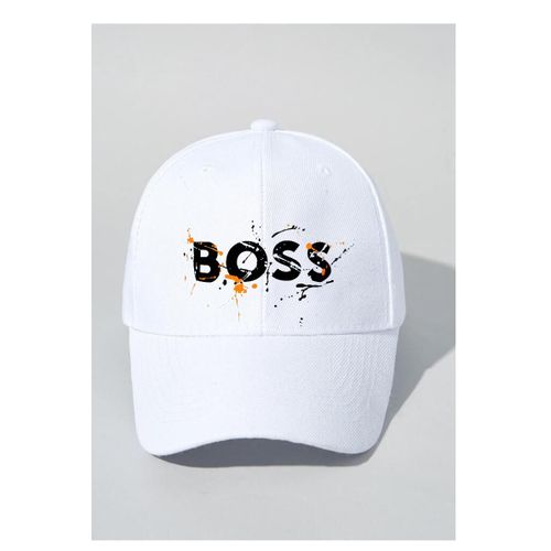 Exclusive Design Baseball/Face Cap - White