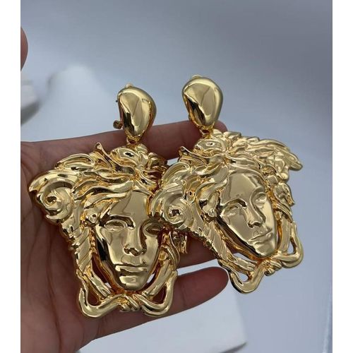 SUNNICE Lion faced Chunky EARRINGS