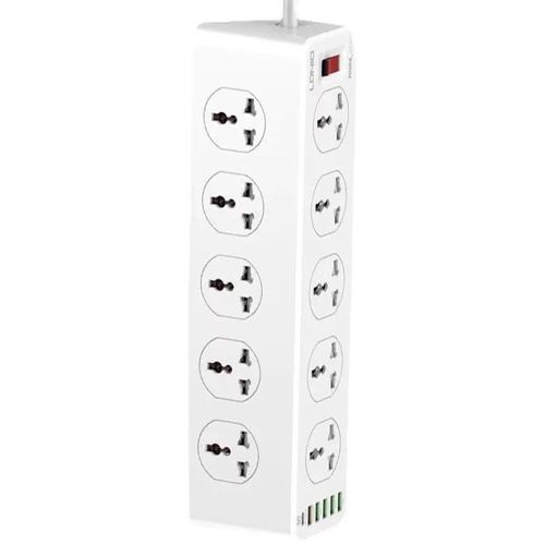 POWER SURGE PROTECTOR Extension Socket with USB Long box Strip Heavy Duty Electrical Extension Sockets surge protector with On/Off Switch and Power Indicator Long Extension box