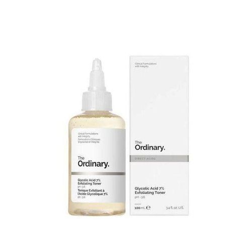 The New! Glycolic Acid 7% Exfoliating Toner - 100ML ordinary1 Bottle
