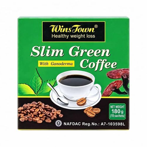 Slim Green Coffee with Ganoderma, 180g / 18 Sachets (NAFDAC A7-103598L)