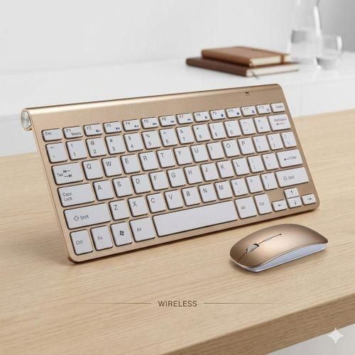 Ultra-Slim 2.4GHz Wireless Keyboard And Mouse Combo