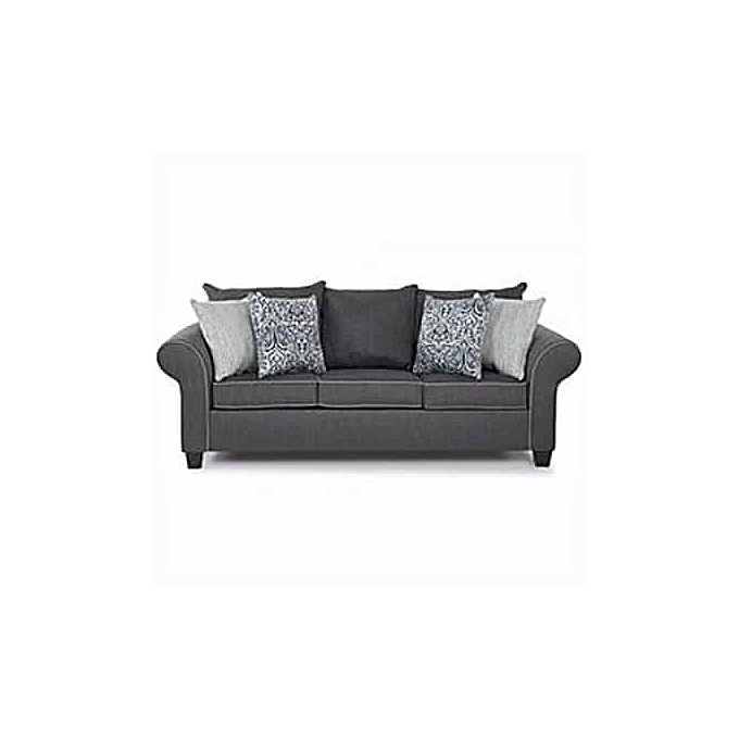 Generic PAWA FURNITURE SUPER GRAY 3 Seater Sofa 'ORDER NOW AND GET A FREE OTTOMAN' (Delivery To ...