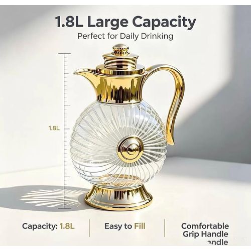 1.8L Capacity Water/Juice Glass Jug