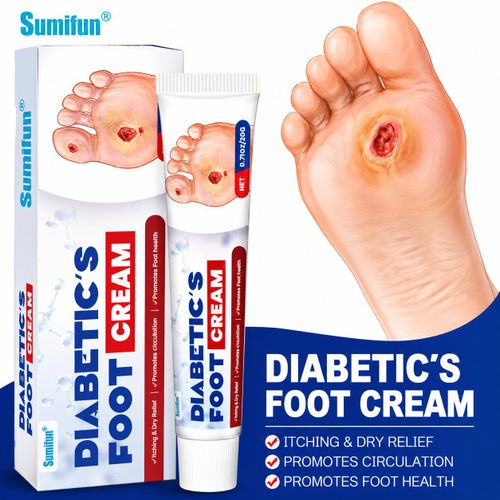 Sumifun Diabetic Foot Cream – Moisturizing Foot Care Cream for Dry, Cracked & Itchy Feet – 20g