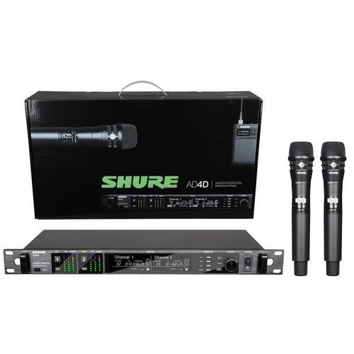 SHURE-AD4D professional dual handle Wireless Microphone