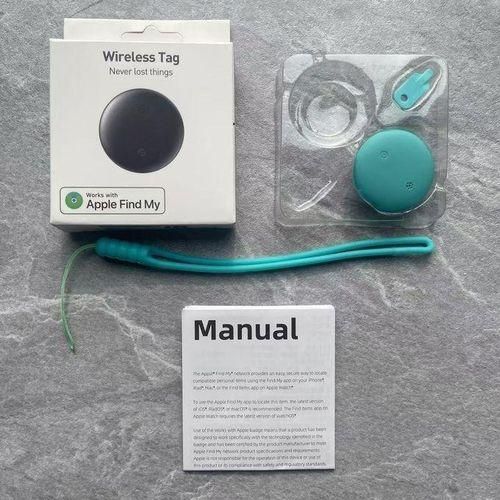 iOS FindMy Anti-lost Device Suitable For, Car, Vehicles, Pet Locator Anti-lost Tracker device -Blue