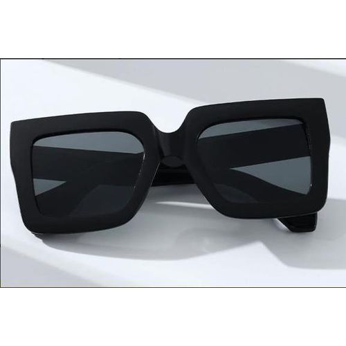 glasses for men Fashionable Retro Neutral Sunglasses - Black, Comes with Storage Bag