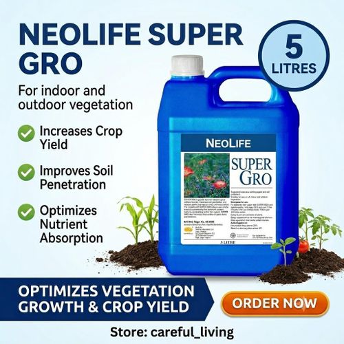 Super Gro – Organic Liquid Fertilizer Plant Growth Booster For Vegetables, Fruits, Flowers & Crops