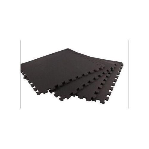 Interlocking Padded EVA FOAM Floor Protective - Black 4pcs