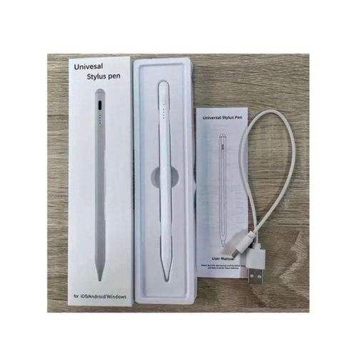 Universal Rechargeable Stylus Pen for iPad, iPhone, Android Tablets & Windows Touchscreen Laptops – High-Precision Digital Pen for Drawing & Writing