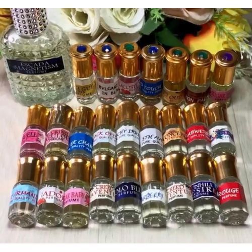 72 Hours Long Lasting Undiluted Oil Perfume 3ml X 24