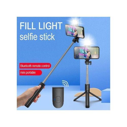 Mobile Phone Selfie Stick, Phone Holder, Extendable Smart Bluetooth Camera Handheld Gadget, Live Streaming Stand