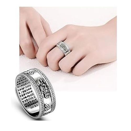 ORIGINAL Feng Shui Black Obsidian Wealth Ring Jewelry 4 All