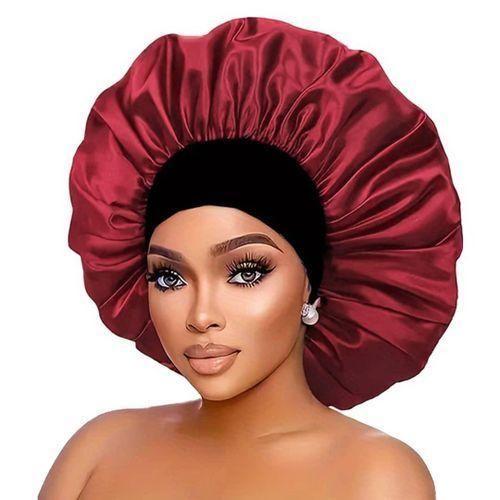 Quality Hair Bonnet Sleep Cap Wide Elastic Band for Adult