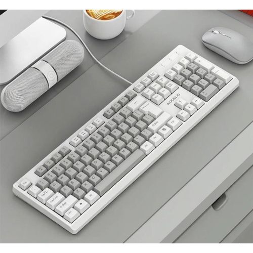 Complete Wired USB Keyboard And Mouse Set Desktop Computer PC Typing Accessories Office Laptop Student Cybercafe Setup for cheap