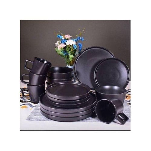 Kitchen 16 Pcs Round Dinner Plate Set