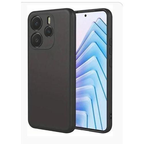 Silicon Back Case For REDMi Note 14 - Black