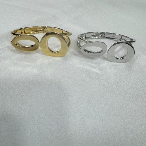 LUXURY SILVER/GOLD BANGLES - STYLISH