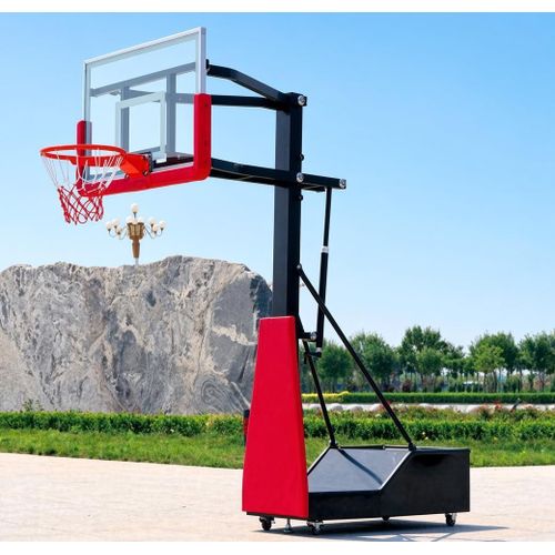 Modern Portable Adjustable Basketball Hoop Stand with Backboard, Rim & Net – Indoor & Outdoor