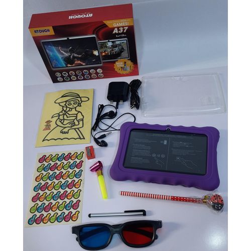 Educational Tablet For Kids (2-10yrs)256GB Rom 6GB Ram+Pouch