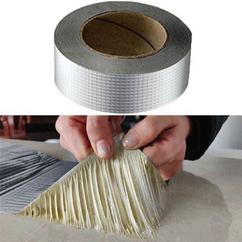 Aluminum Foil Waterproof Duct Repair Crack Adhesive Tape X2 Leakage Blocker