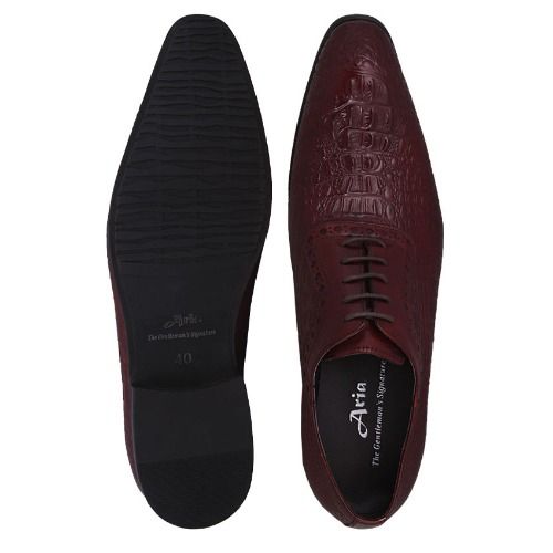 Crocs Dapper Leather Shoe - Brown - MSH-3821