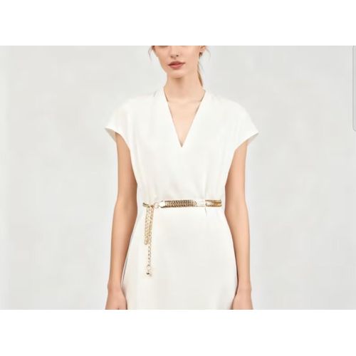 Women metal waist chain belt, waist cincher belt