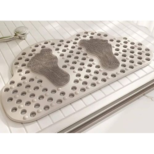 1 Unique leg shape anti slip bath mat, Super Absorbent Shower Bath