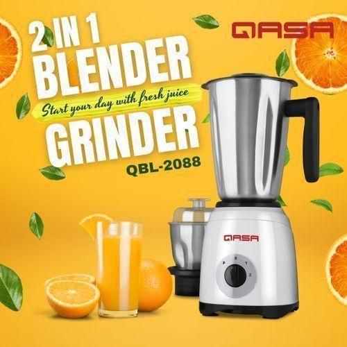 2in1 Stainless Steel Cup Blender And Grinder-350W