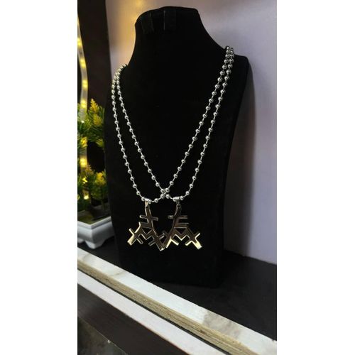 Fashionable Beaded Necklace For Men(Silver)