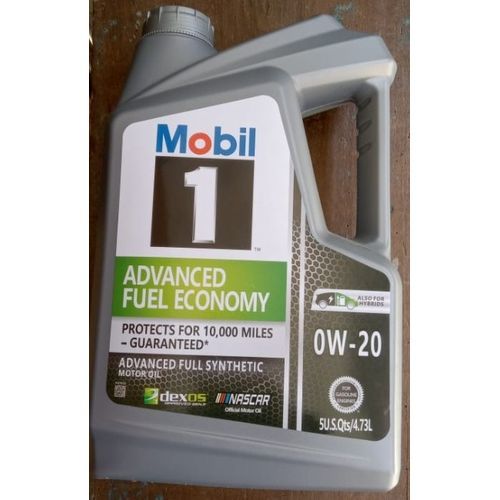 Newly Improved Mobil 1 0W-20 Advance Synthetic Motor Oil 5 Qts