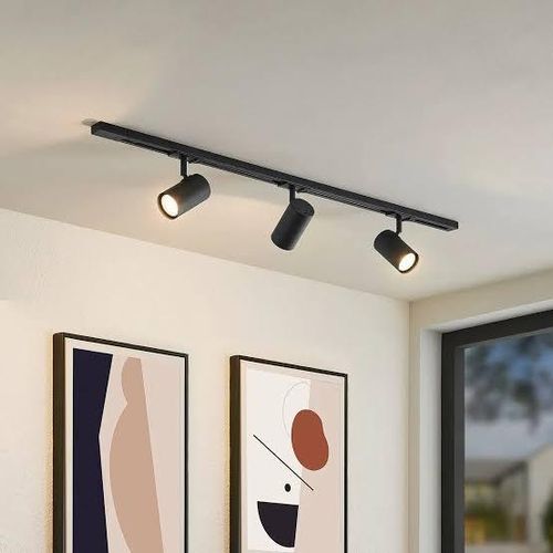 40w Track Light Adjustable Track Ceiling/wall Spotlight 3 in 1 – Black