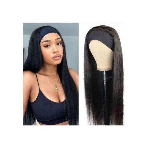 Luxury 20inches Straight Hair Band Wig