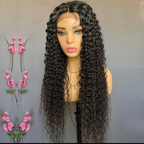 20 Jerry Curl T Closure Wig- Black