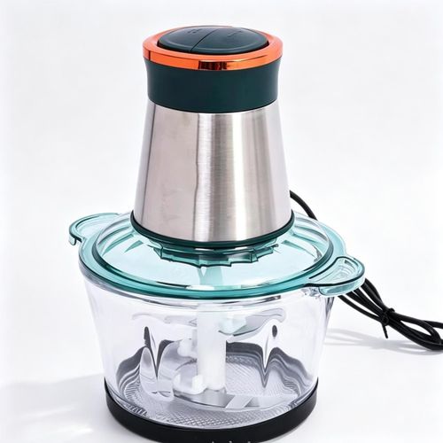 Electric food chopper. Meat grinder, multi-functional mini blender, suitable for meat, vegetables, garlic, and baby food, with 2 speed settings.