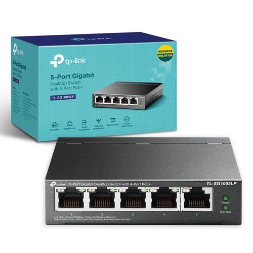 TP-Link TL-SG1005LP 5 Ports Gigabit Desktop PoE + Switch