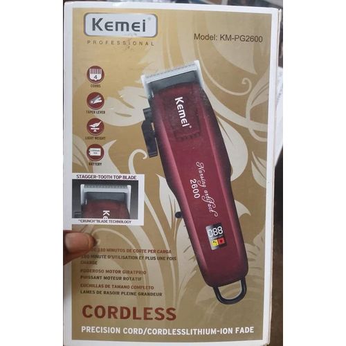 Professional Rechargeable Cordless Hair Clipper