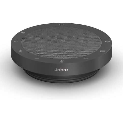 Speak2 55 Wireless Bluetooth Speakerphone - Portable Speaker with 4 Noise-Cancelling Mics, 50mm Full-Range Speakers & Wideband Audio - Certified MS Teams Speaker - Dark Grey