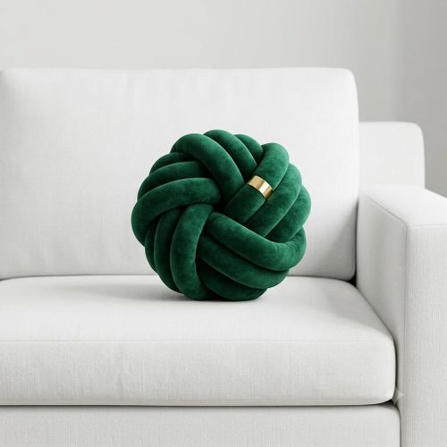 Luxury Velvet Plush Knot Throw Pillow