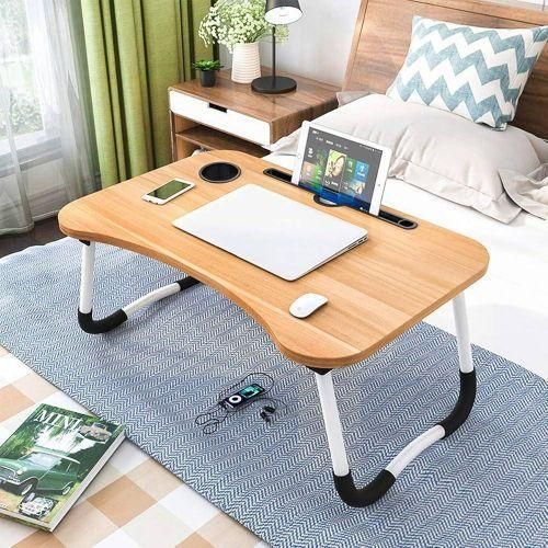 Radiant Wood Smart Multi-Purpose Laptop Table Dock Stand Foldable Rounded Edges Non-Slip Legs