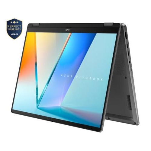 Vivobook 14 Flip Touch Screen- Intel Ultra 5 226V-16GB Ram-512GB SSD-14 Inches-WUXGA (1920 x 1200)-WIN 11 Home- OLED-Grey-With Perfect Warranty-TP3407SA