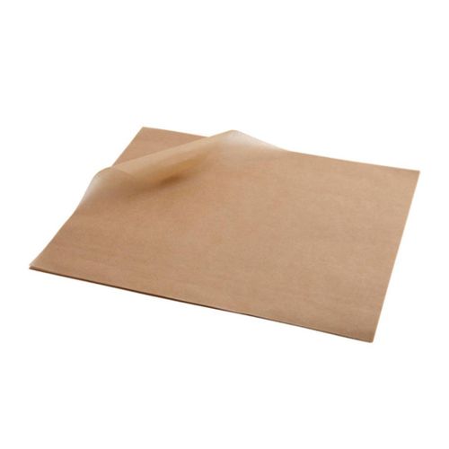 Brown Grease-Proof / Oil-Proof Papers – A3 Size 17×11 Inch (43.2×27.9 cm / 432×279 mm), Oil-Resistant Wrapping Sheets – Ideal for Fast Food, Bakeries, Restaurants, and Takeaways
