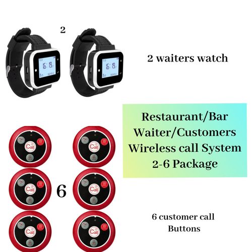 Restaurant/Bar Waiters/Customers Service Wireless Call System