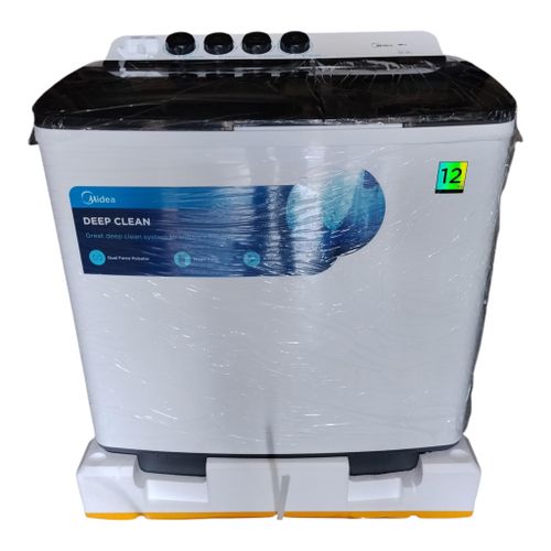 Large capacity powerful 12kg dual force pulsator twin tub top loader washing machine with magic filter