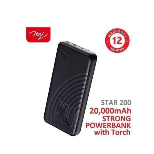 PowerLite+ 20000mAh Fast Charging Power Bank With Type-C & Dual USB Output