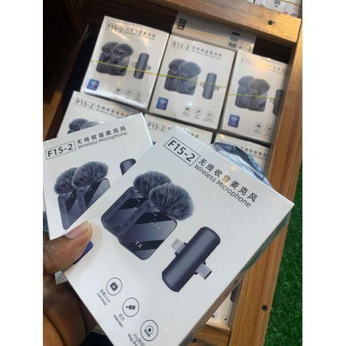 F15-2 DOUBLE NOISE CANCELLING WIRELESS MICROPHONE FOR IPHONE AND TYPE C