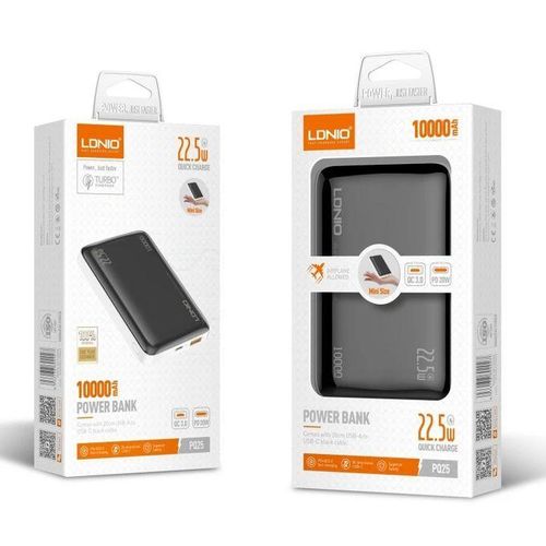 PQ25 10000mAh 22.5W Fast Charging Power Bank
