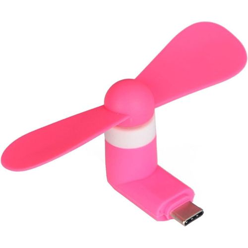 USB Mini Flexible Fan For Type C(Pink)