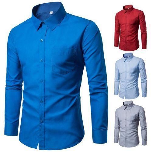 4-in-1 Smart Corporate Office Shirt for Men Executive Long-Sleeve Style